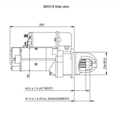 Prestolite Electric Starter 860318
