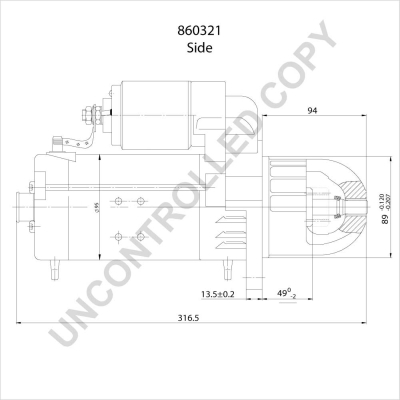 Prestolite Electric Starter 860321