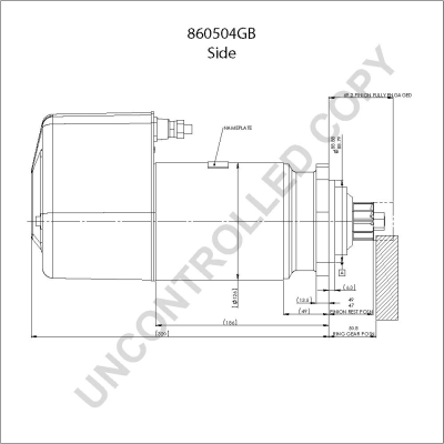 Prestolite Electric Starter 860504GB