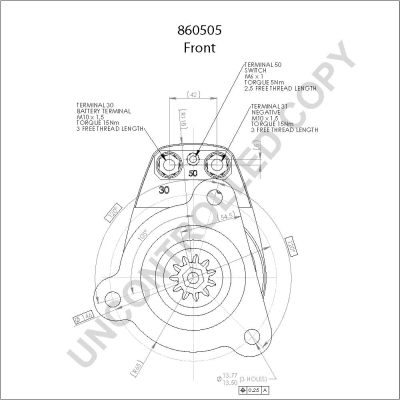 Prestolite Electric Starter 860505GB