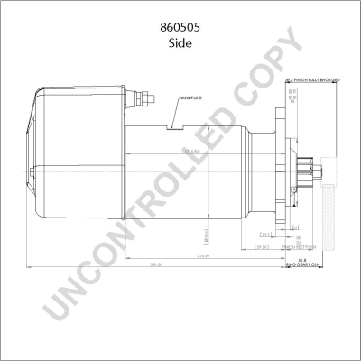 Prestolite Electric Starter 860505GB