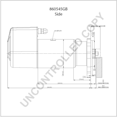 Prestolite Electric Starter 860545GB