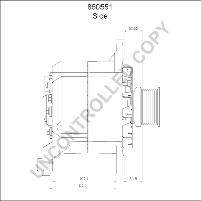 Prestolite Electric Alternator/Dynamo 860551