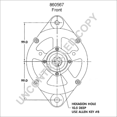 Prestolite Electric Alternator/Dynamo 860567