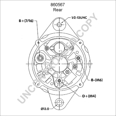 Prestolite Electric Alternator/Dynamo 860567