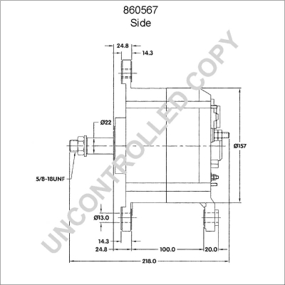 Prestolite Electric Alternator/Dynamo 860567