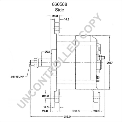 Prestolite Electric Alternator/Dynamo 860568