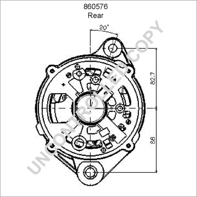 Prestolite Electric Alternator/Dynamo 860576