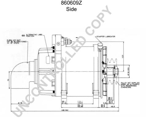 Prestolite Electric Alternator/Dynamo 860609Z