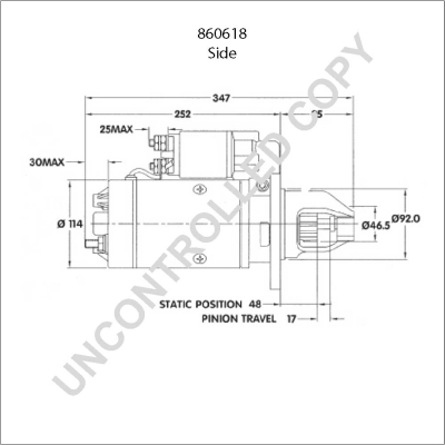 Prestolite Electric Starter 860618