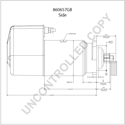 Prestolite Electric Starter 860657GB