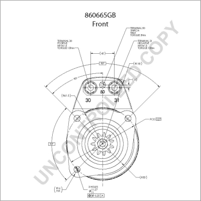 Prestolite Electric Starter 860665GB
