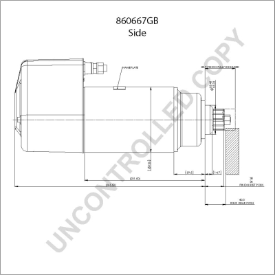 Prestolite Electric Starter 860667GB