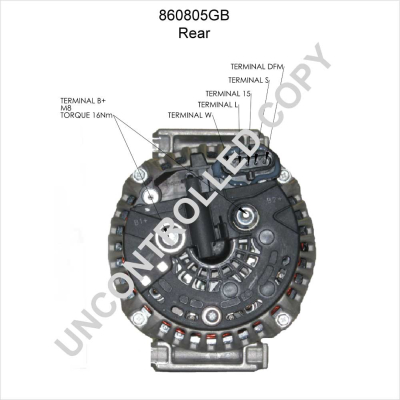 Prestolite Electric Alternator/Dynamo 860805GB