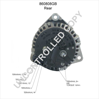 Prestolite Electric Alternator/Dynamo 860808GB