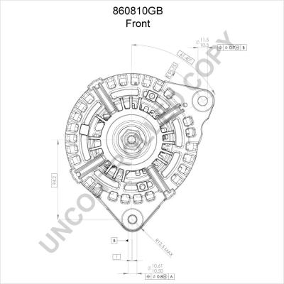 Prestolite Electric Alternator/Dynamo 860810GB