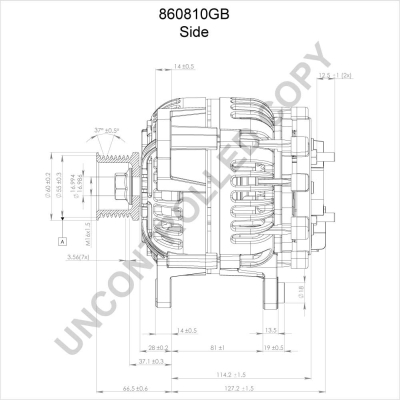 Prestolite Electric Alternator/Dynamo 860810GB