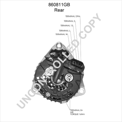 Prestolite Electric Alternator/Dynamo 860811GB