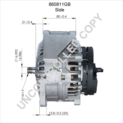 Prestolite Electric Alternator/Dynamo 860811GB