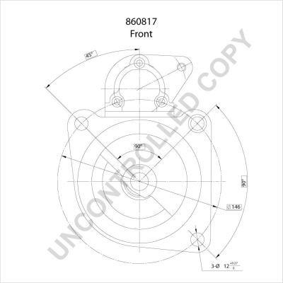 Prestolite Electric Starter 860817