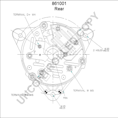 Prestolite Electric Alternator/Dynamo 861001