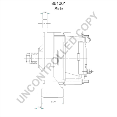 Prestolite Electric Alternator/Dynamo 861001