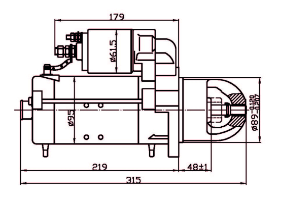Prestolite Electric Starter 861314
