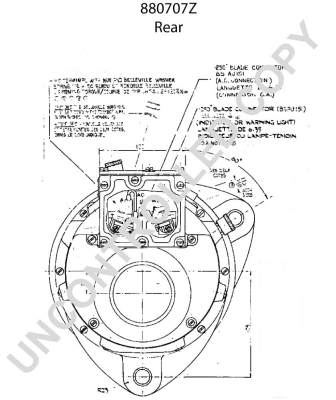 Prestolite Electric Alternator/Dynamo 880707Z