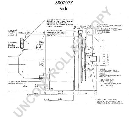 Prestolite Electric Alternator/Dynamo 880707Z