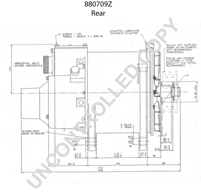 Prestolite Electric Alternator/Dynamo 880709Z