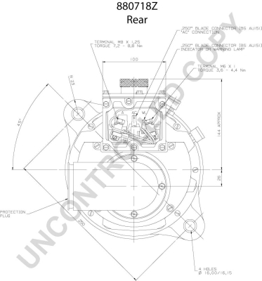 Prestolite Electric Alternator/Dynamo 880718Z