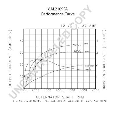 Prestolite Electric Alternator/Dynamo 8AL2109FA