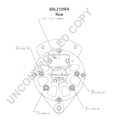 Prestolite Electric Alternator/Dynamo 8AL2109FA