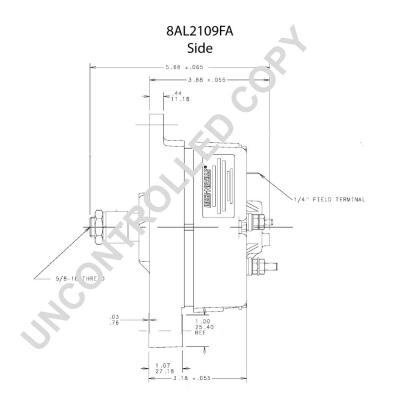 Prestolite Electric Alternator/Dynamo 8AL2109FA