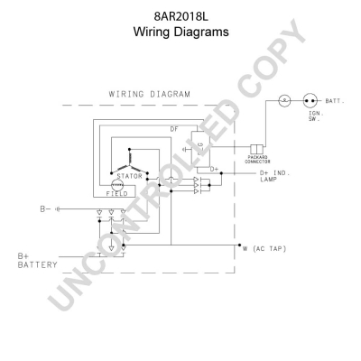 Prestolite Electric Alternator/Dynamo 8AR2018L