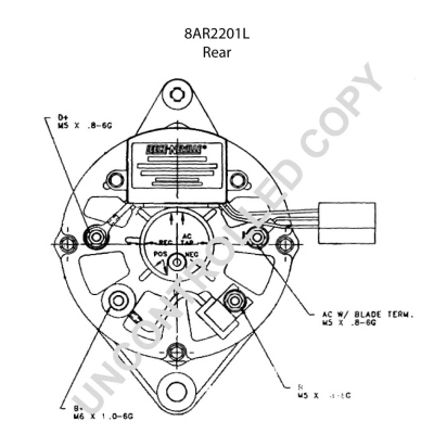 Prestolite Electric Alternator/Dynamo 8AR2201L