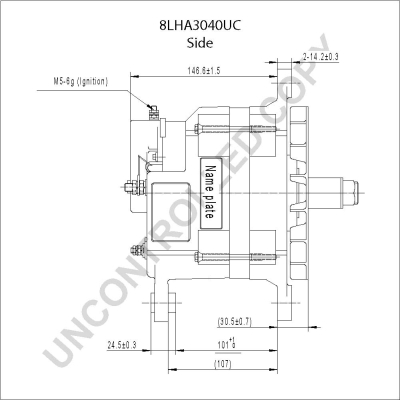 Prestolite Electric Alternator/Dynamo 8LHA3040UC