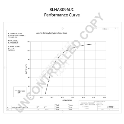 Prestolite Electric Alternator/Dynamo 8LHA3096UC