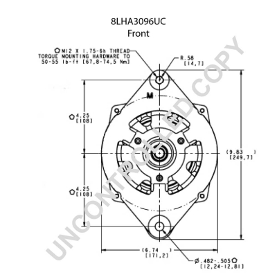 Prestolite Electric Alternator/Dynamo 8LHA3096UC