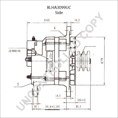 Prestolite Electric Alternator/Dynamo 8LHA3099UC