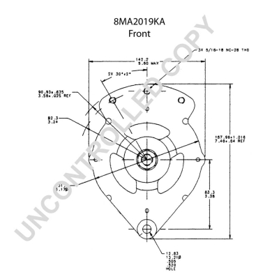 Prestolite Electric Alternator/Dynamo 8MA2019KA