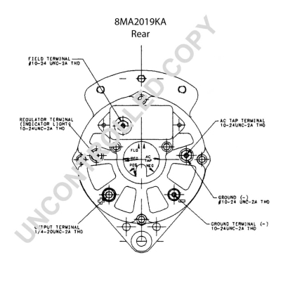 Prestolite Electric Alternator/Dynamo 8MA2019KA