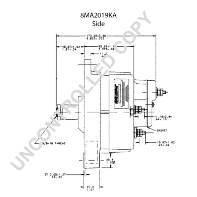 Prestolite Electric Alternator/Dynamo 8MA2019KA