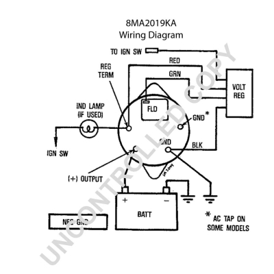 Prestolite Electric Alternator/Dynamo 8MA2019KA