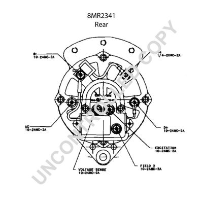 Prestolite Electric Alternator/Dynamo 8MR2341