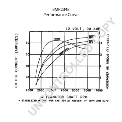 Prestolite Electric Alternator/Dynamo 8MR2348