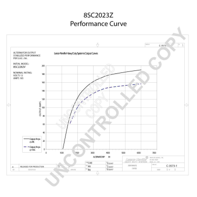 Prestolite Electric Alternator/Dynamo 8SC2023Z