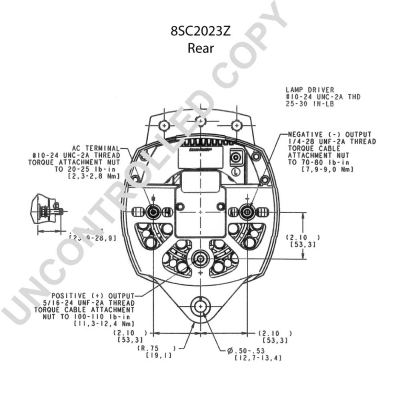 Prestolite Electric Alternator/Dynamo 8SC2023Z