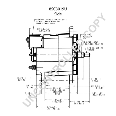 Prestolite Electric Alternator/Dynamo 8SC3019U