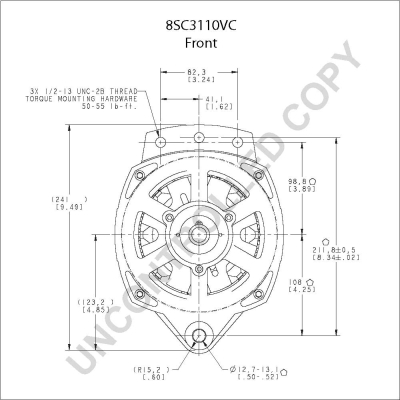 Prestolite Electric Alternator/Dynamo 8SC3110VC
